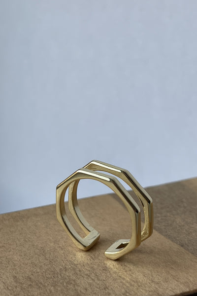 Women' Business Bella Ring - Gold NORA GARDNER | OFFICIAL STORE for work and office
