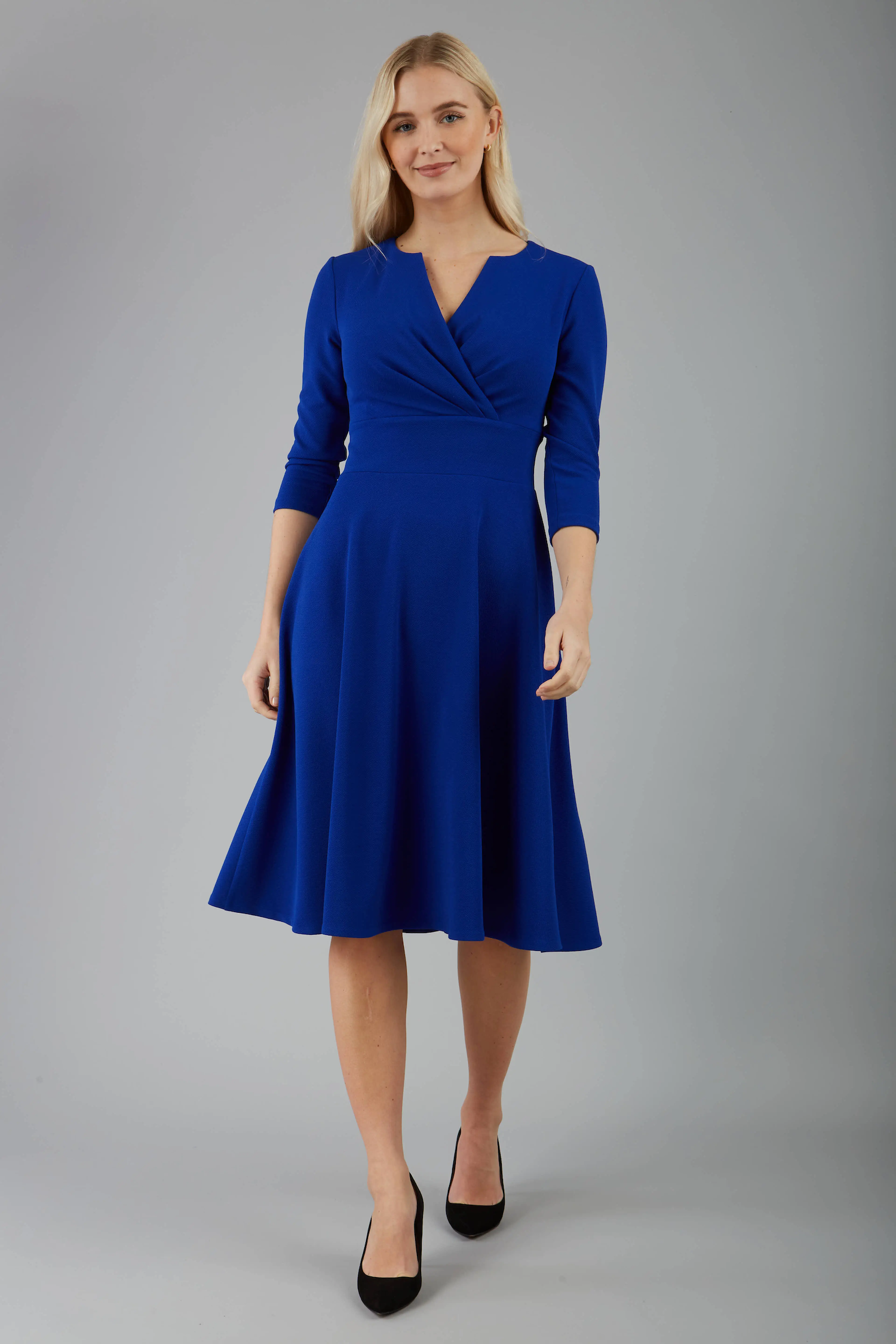 January Dress - Cobalt Blue