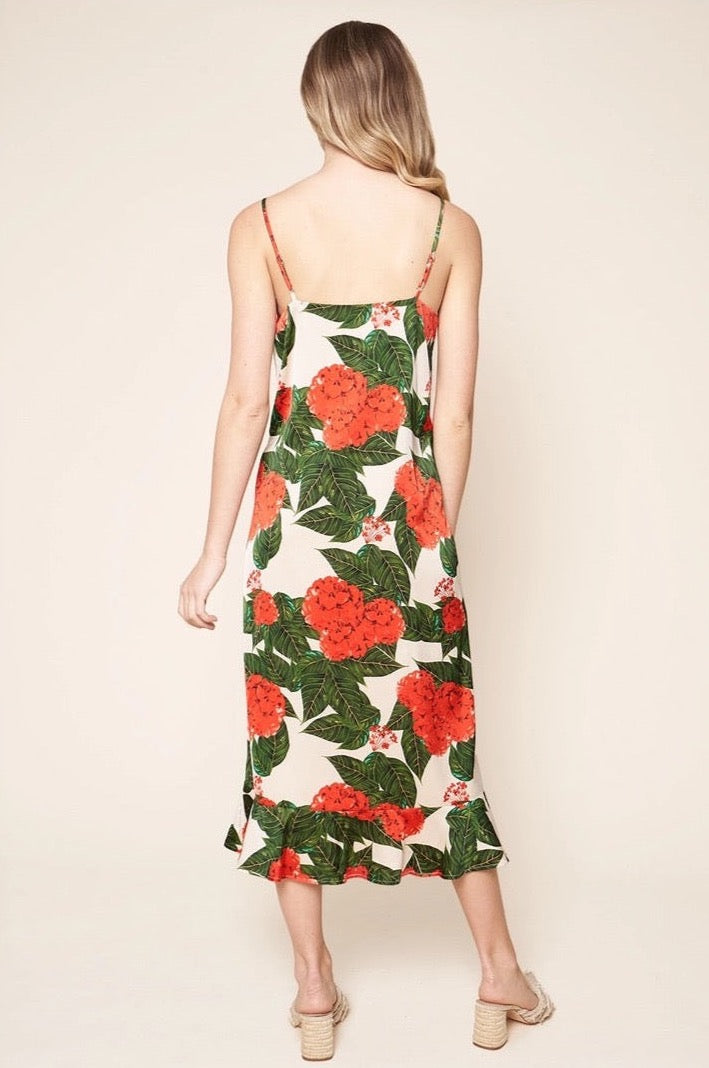 Kiana Maxi Slip Dress - Floral Print Business Women Outfits | Nora Gardner
