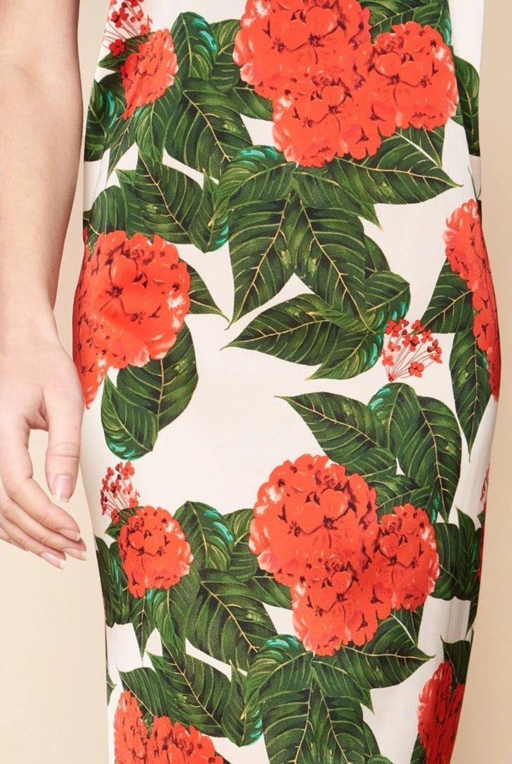 Kiana Maxi Slip Dress - Floral Print Business Women Outfits | Nora Gardner