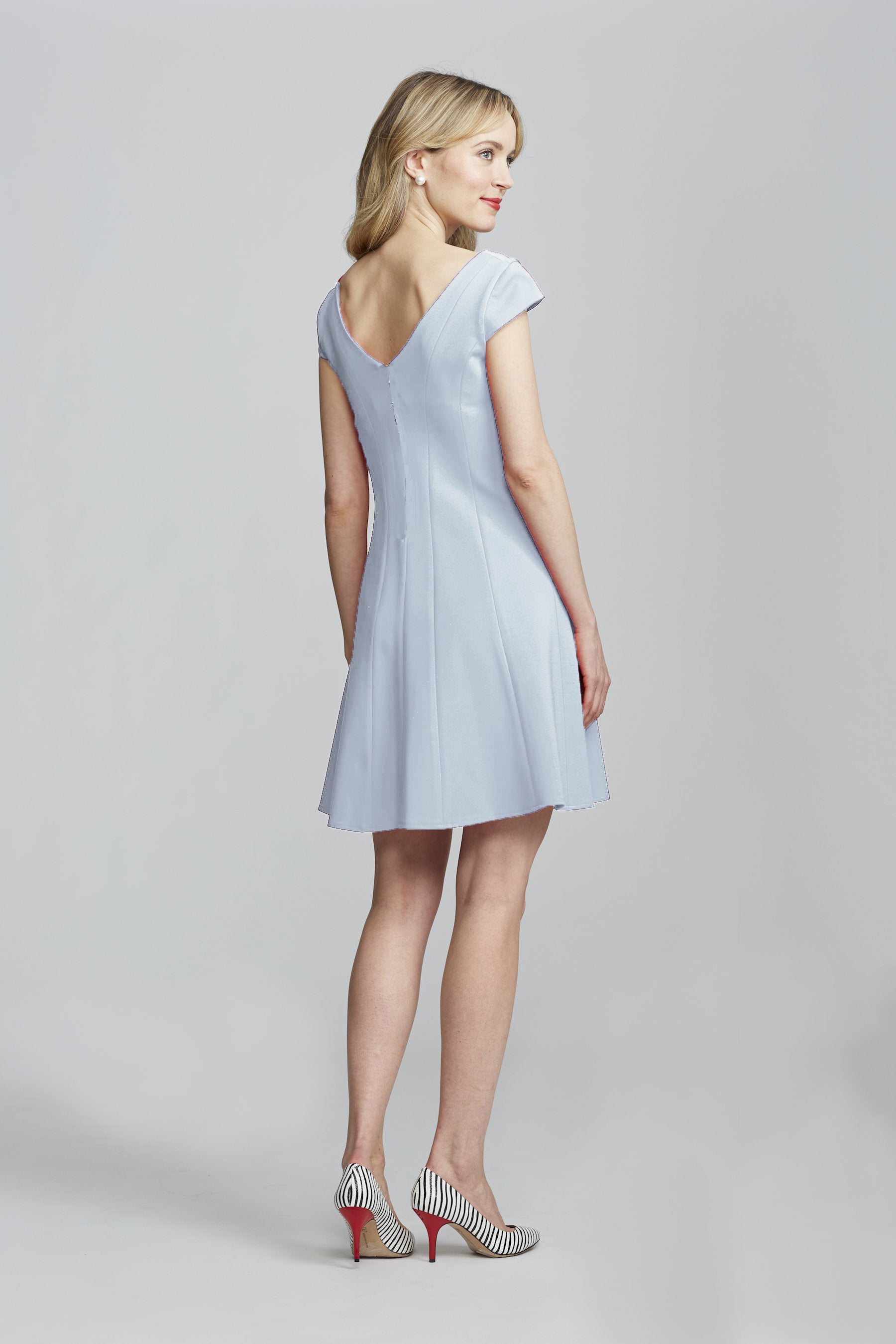 Women' Business Koko Dress - Baby Blue NORA GARDNER | OFFICIAL STORE for work and office