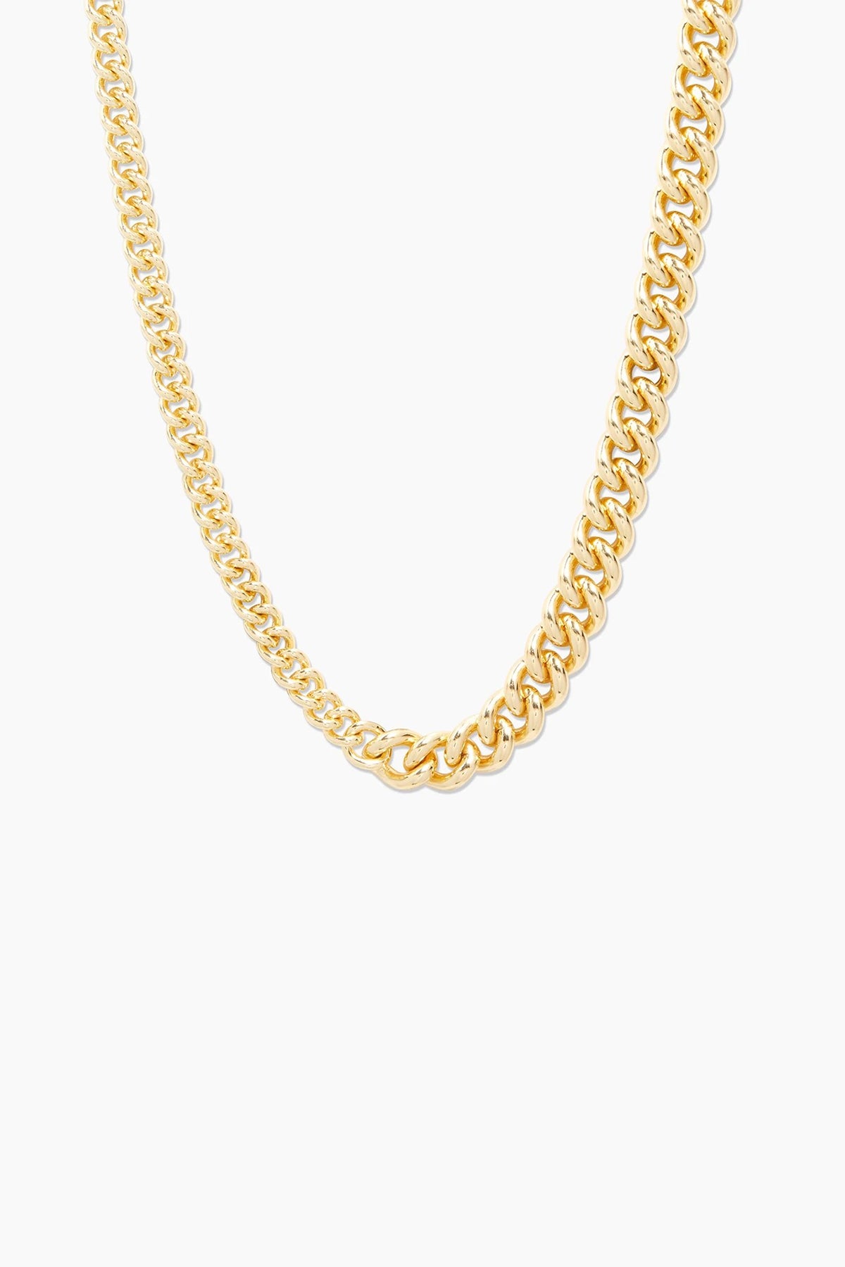 Lou Link Asymmetrical Necklace - Gold