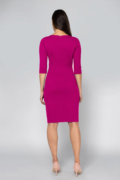 Women' Business Lydia Dress - Lipstick Pink NORA GARDNER | OFFICIAL STORE for work and office