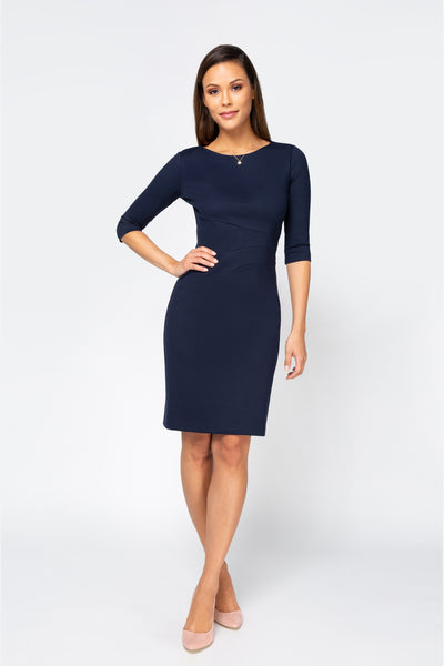 Women' Business Lydia Dress - Navy NORA GARDNER | OFFICIAL STORE for work and office