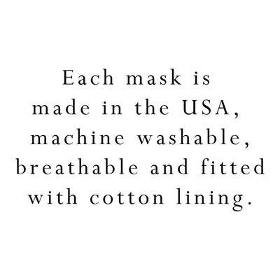 Face Mask - Rosette Featuring A Poly/cotton Blend Shell | Nora Gardner