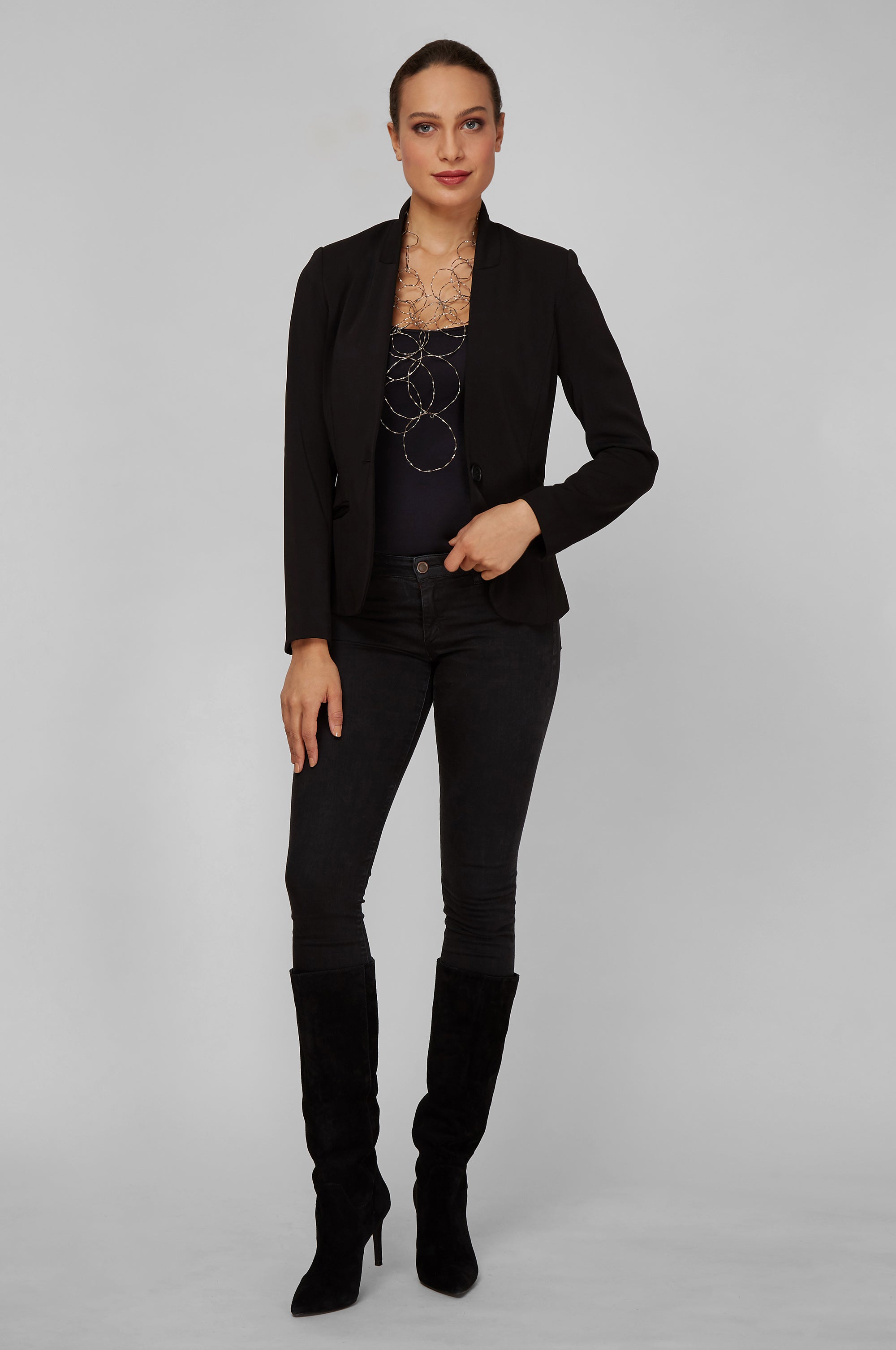 Women' Business Alanna Blazer - Black NORA GARDNER | OFFICIAL STORE for work and office