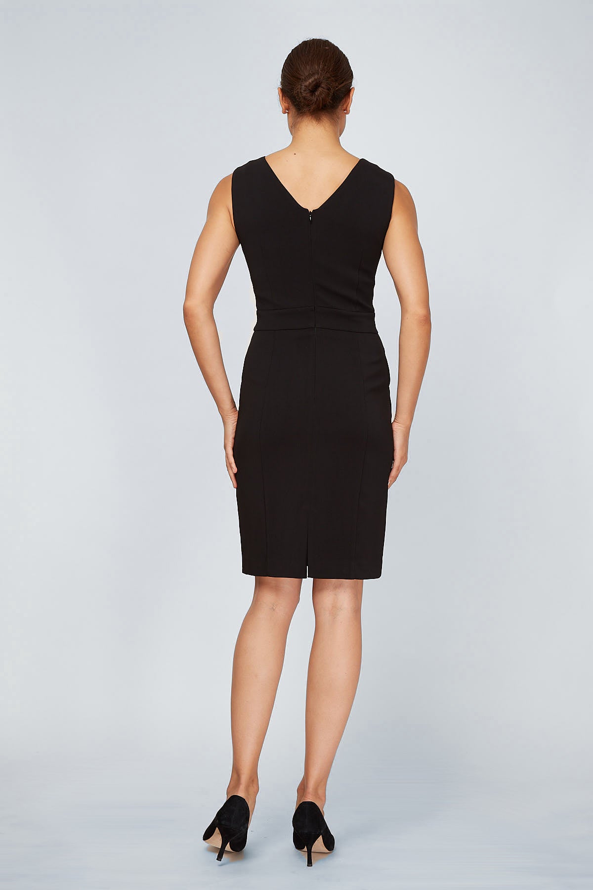 Women' Business Alyssa Dress V Back - Black NORA GARDNER | OFFICIAL STORE for work and office