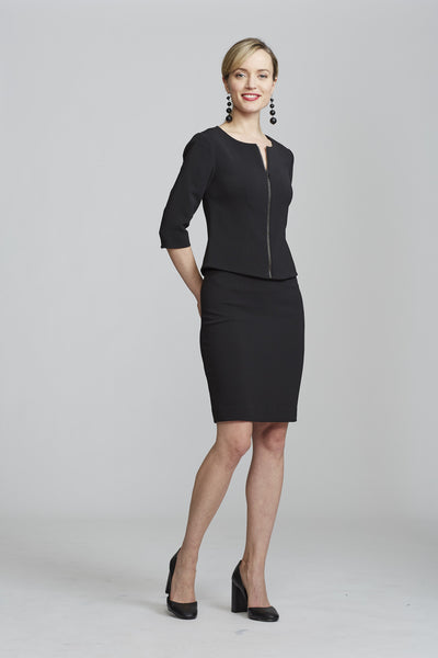 Women's Chelsea Skirt in Black | Nora Gardner - Front