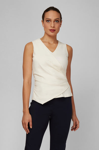 Women' Business Naomi Top - Ivory NORA GARDNER | OFFICIAL STORE for work and office