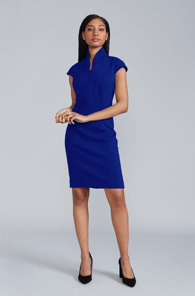 Women' Business Evelyn Dress - Electric Blue NORA GARDNER | OFFICIAL STORE for work and office