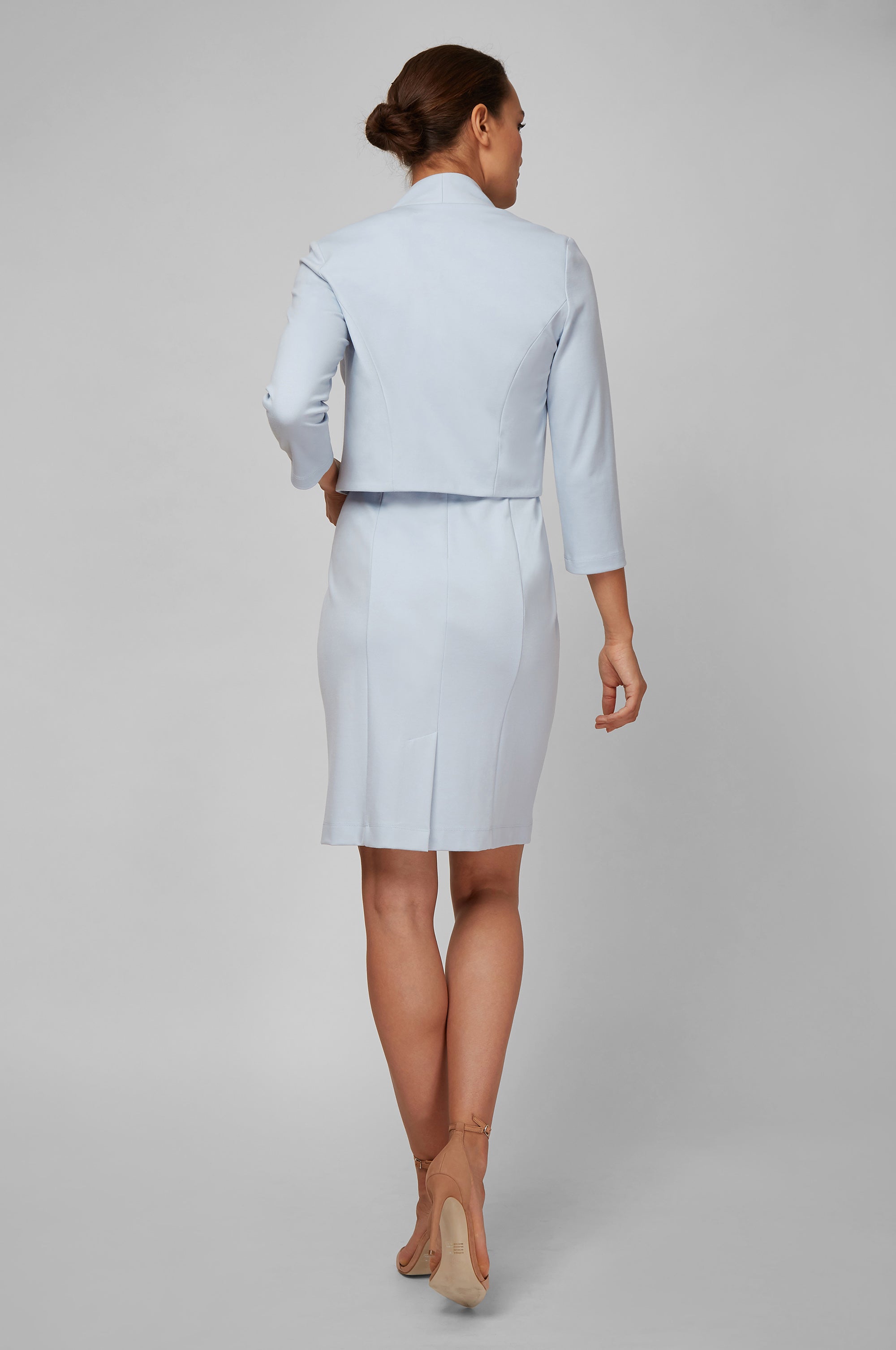 Mila Jacket - Baby Blue Professional Dress For Young Adults | Nora Gardner