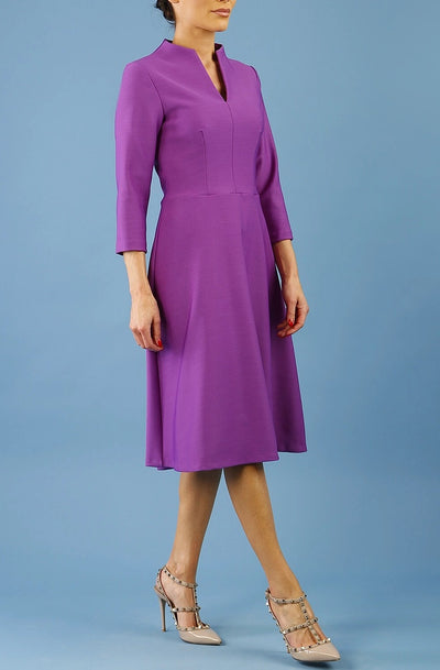 Women' Business Palmeston Dress - Amethyst Purple NORA GARDNER | OFFICIAL STORE for work and office