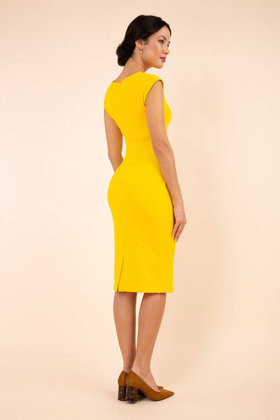 Shira Dress - Saffron Yellow