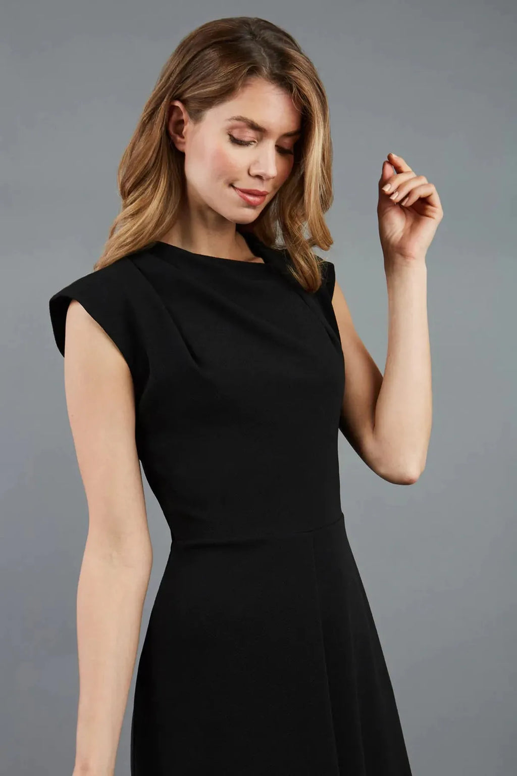 Women's Thompson Swing Dress in Black | Nora Gardner