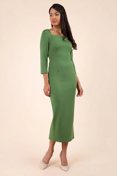 Women' Business Thruxton Maxi Dress - Vineyard Green NORA GARDNER | OFFICIAL STORE for work and office