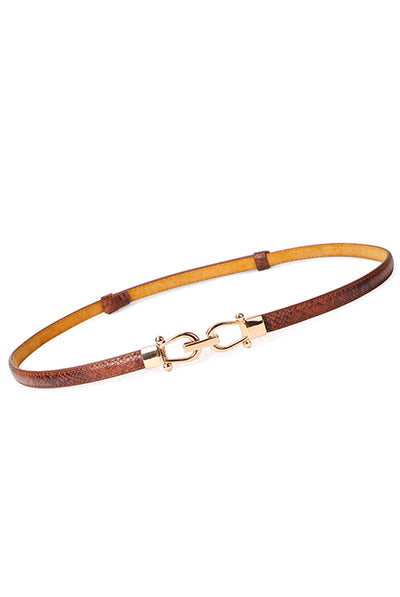 Women' Business Ideal Smart Belt - Brown Leather NORA GARDNER | OFFICIAL STORE for work and office