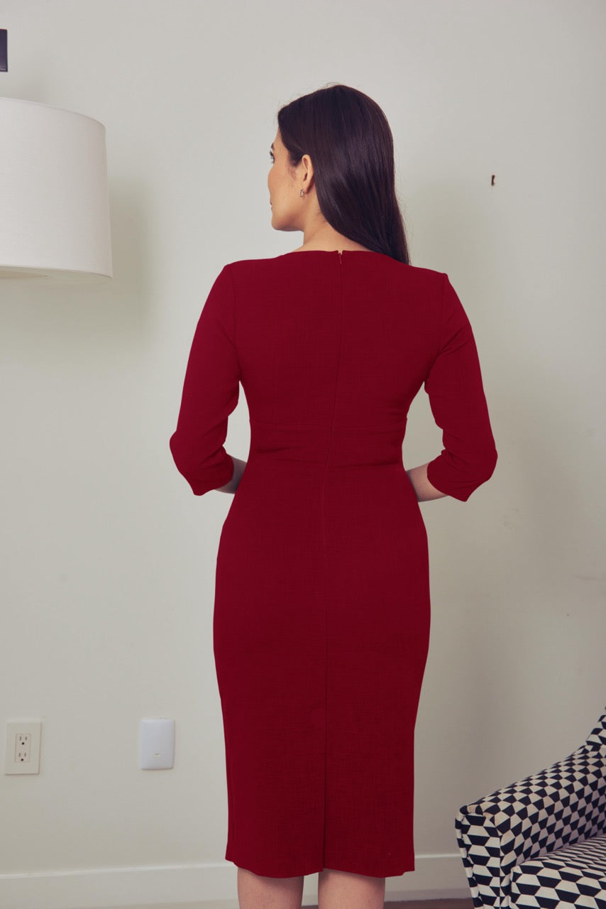 Women' Business Ubrique Dress - Wine NORA GARDNER | OFFICIAL STORE for work and office