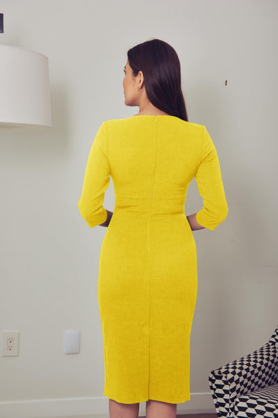 Ubrique Dress - Blazing Yellow