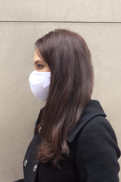 Face Mask - White Breathable And Comfortable To Wear | Nora Gardner